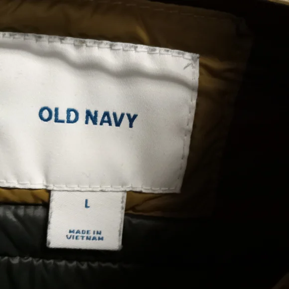 Old Navy Mustard Puffer Jacket - Picture 4 of 4